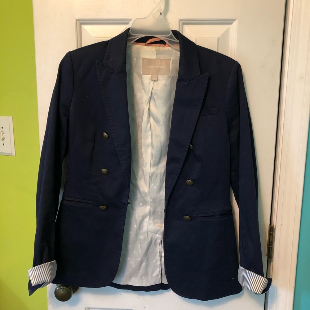 Navy blue blazer